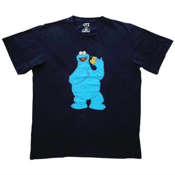 KAWS Kids Graphic T-Shirt - Black and Blue - Picture 1 of 6